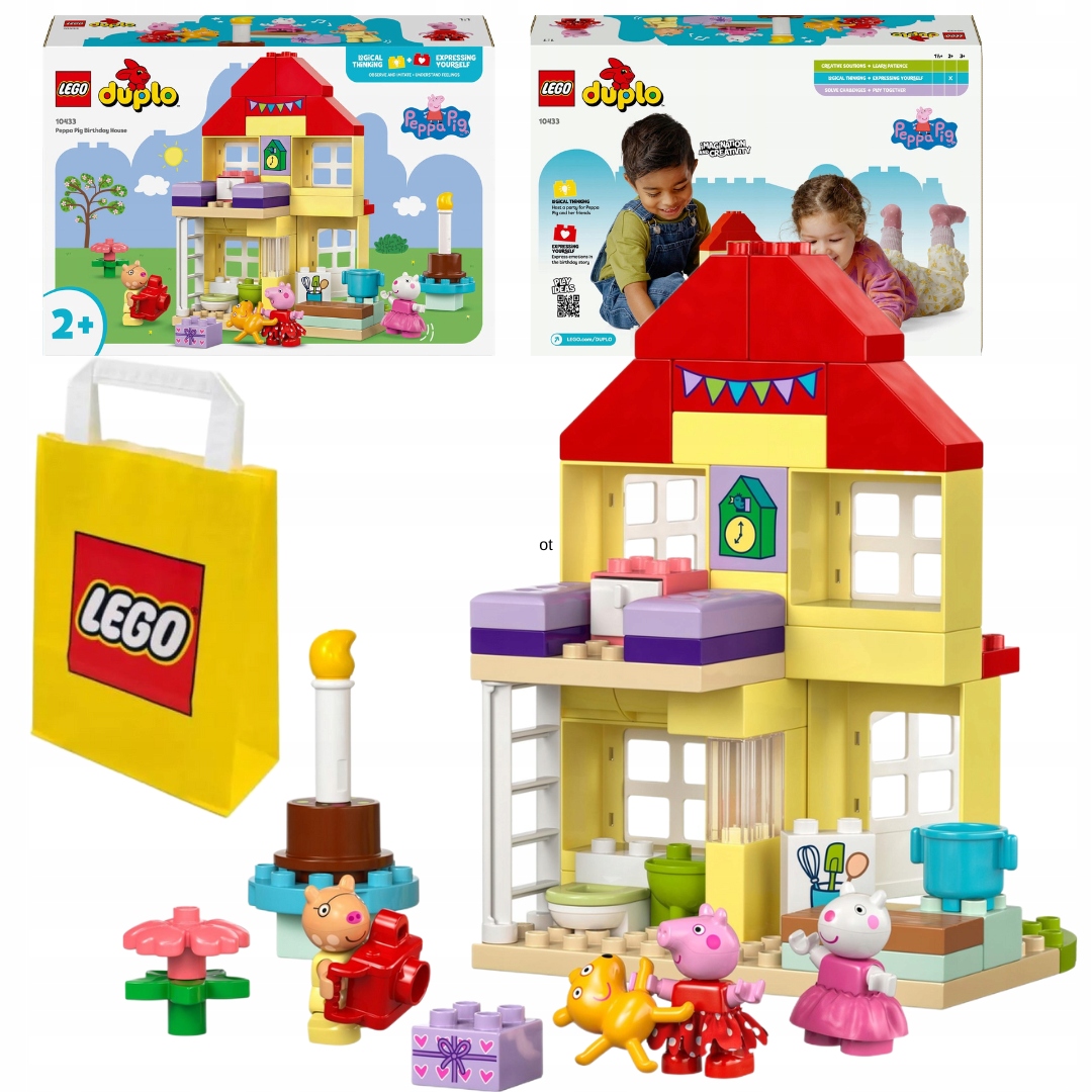 LEGO Duplo 10433 DUPLO 10433 Prasiatko Peppa a narodeninový dom